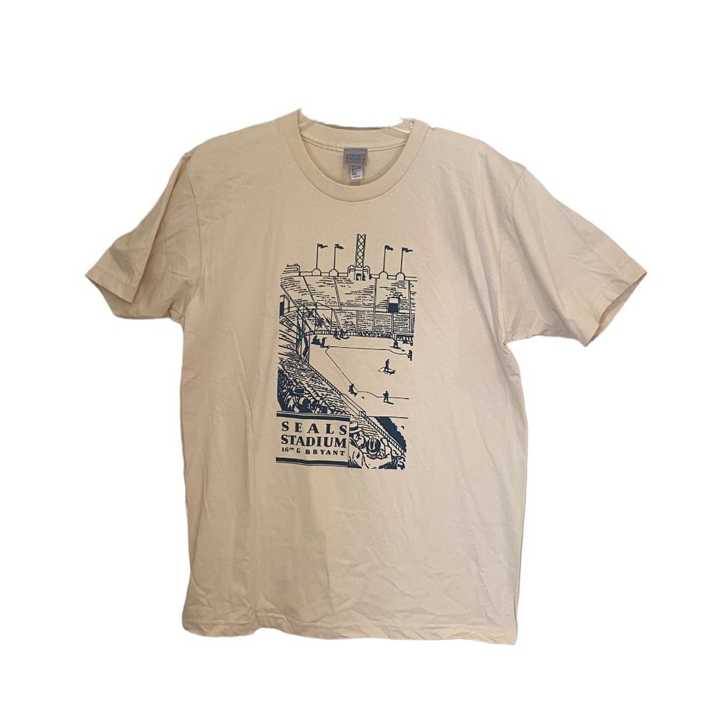 Ebbets Field Flannels - San Francisco Seals T-Shirt Size L, Cream,  NWOT